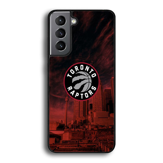 NBA Toronto Raptors Logo Sunset In The City Samsung Galaxy S21 Case - Ezzystore