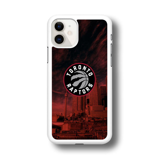 NBA Toronto Raptors Logo Sunset In The City iPhone 11 Case