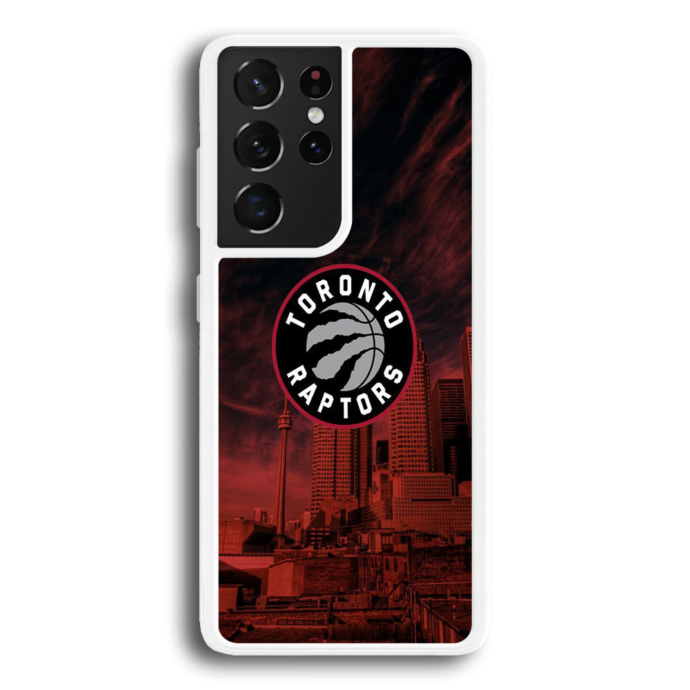 NBA Toronto Raptors Logo Sunset In The City  Samsung Galaxy S21 Ultra Case