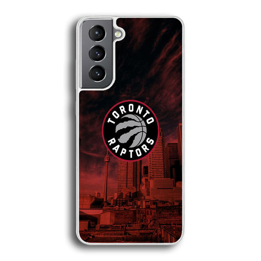 NBA Toronto Raptors Logo Sunset In The City Samsung Galaxy S21 Case