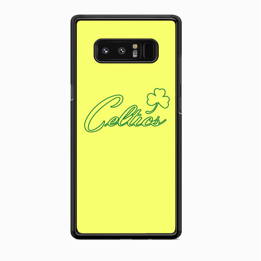 NBA Celtics Yellow Logo Samsung Galaxy Note 8 Case