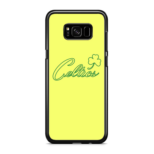 NBA Celtics Yellow Logo Samsung Galaxy S8 Case