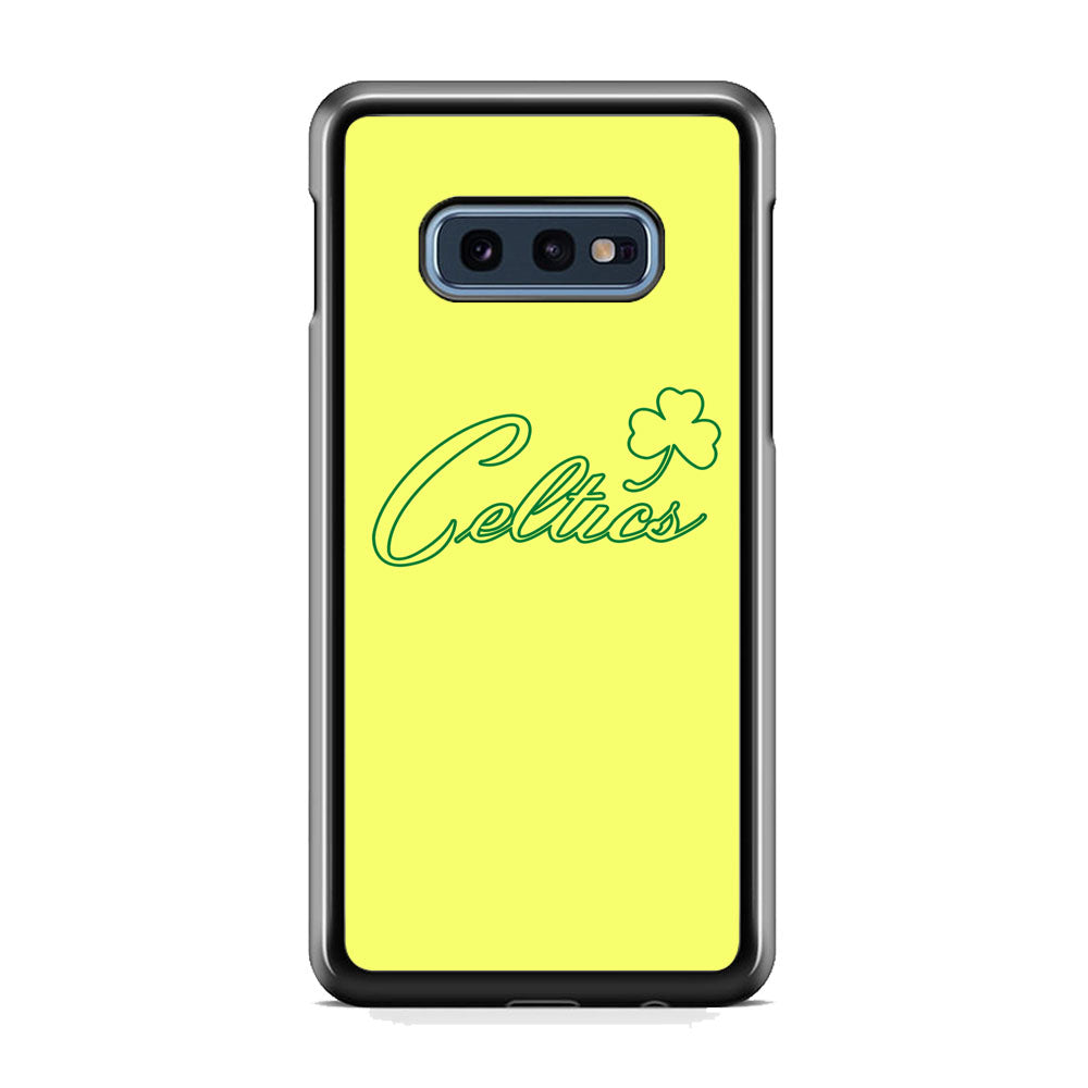 NBA Celtics Yellow Logo Samsung Galaxy 10e Case