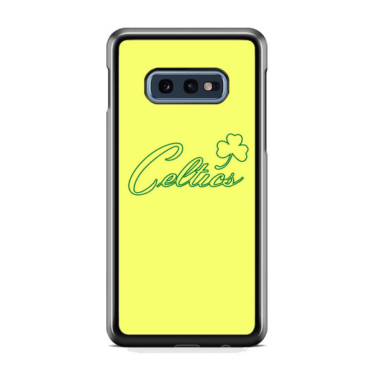 NBA Celtics Yellow Logo Samsung Galaxy 10e Case