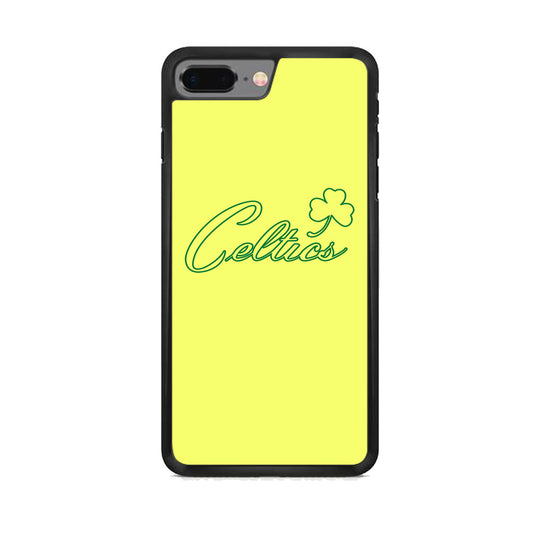 NBA Celtics Yellow Logo iPhone 7 Plus Case
