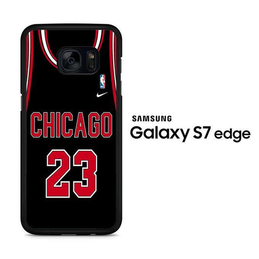 NBA Chicago Black 23 Samsung Galaxy S7 Edge Case - ezzyst