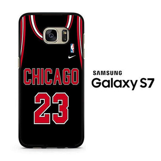 NBA Chicago Black 23 Samsung Galaxy S7 Case - ezzyst