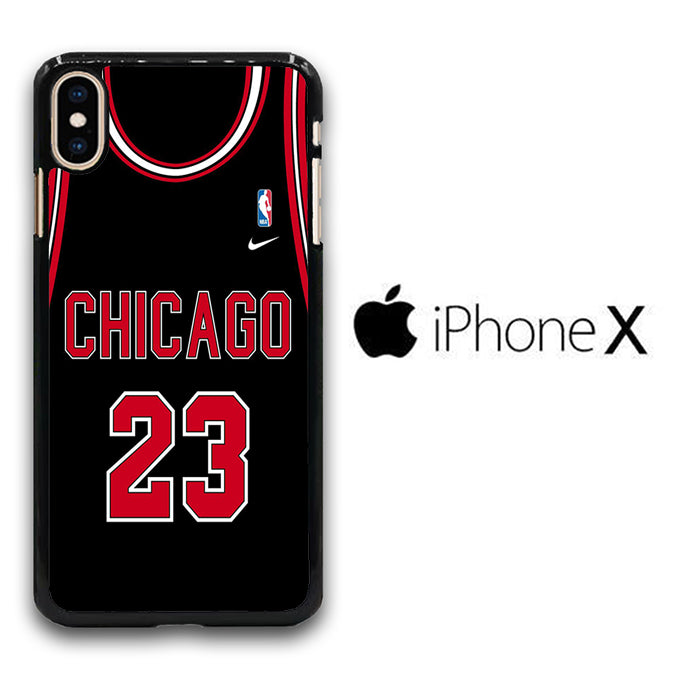 NBA Chicago Black 23 iPhone X Case