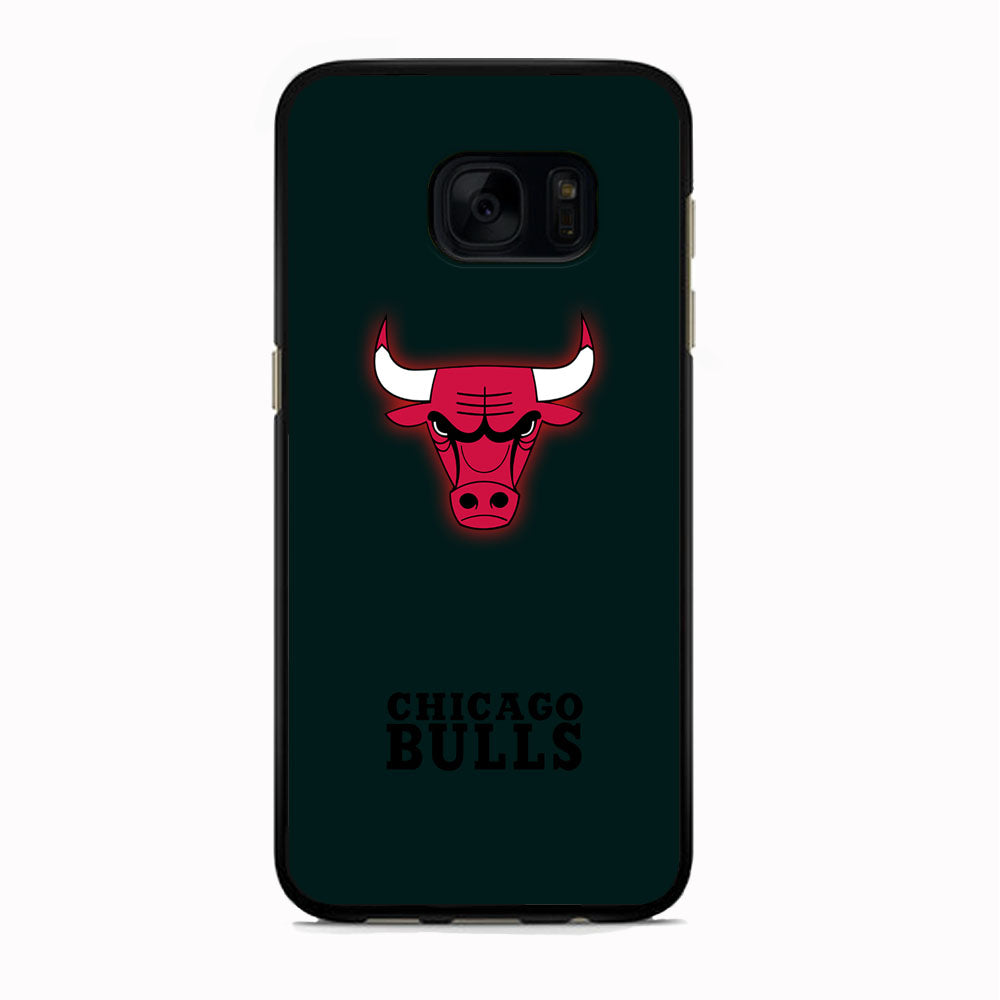 NBA Chicago Bulls Midnight Blue Logo Samsung Galaxy S7 Case