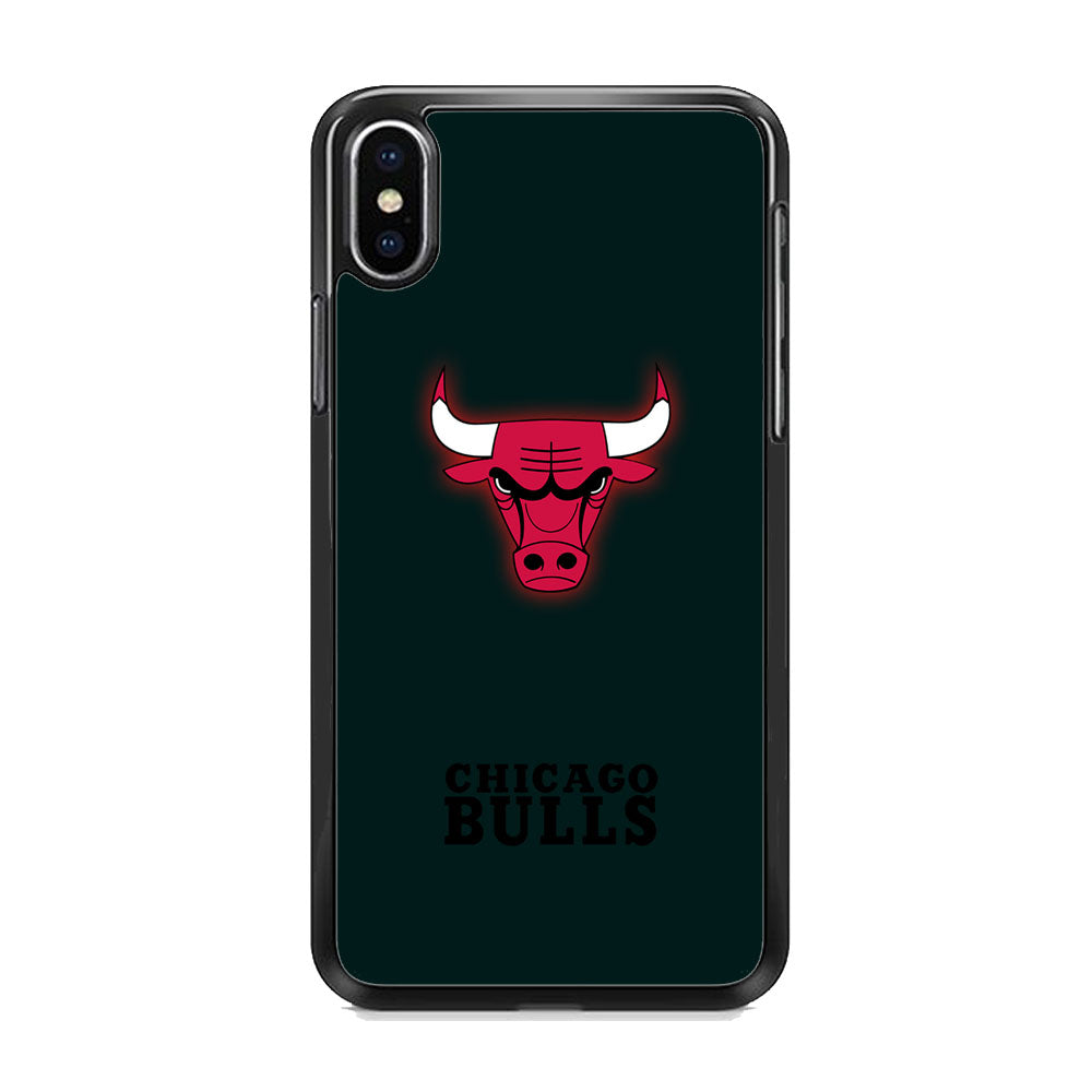 NBA Chicago Bulls Midnight Blue Logo iPhone Xs Max Case