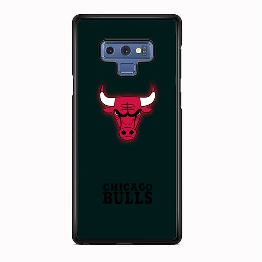 NBA Chicago Bulls Midnight Blue Logo Samsung Galaxy Note 9 Case