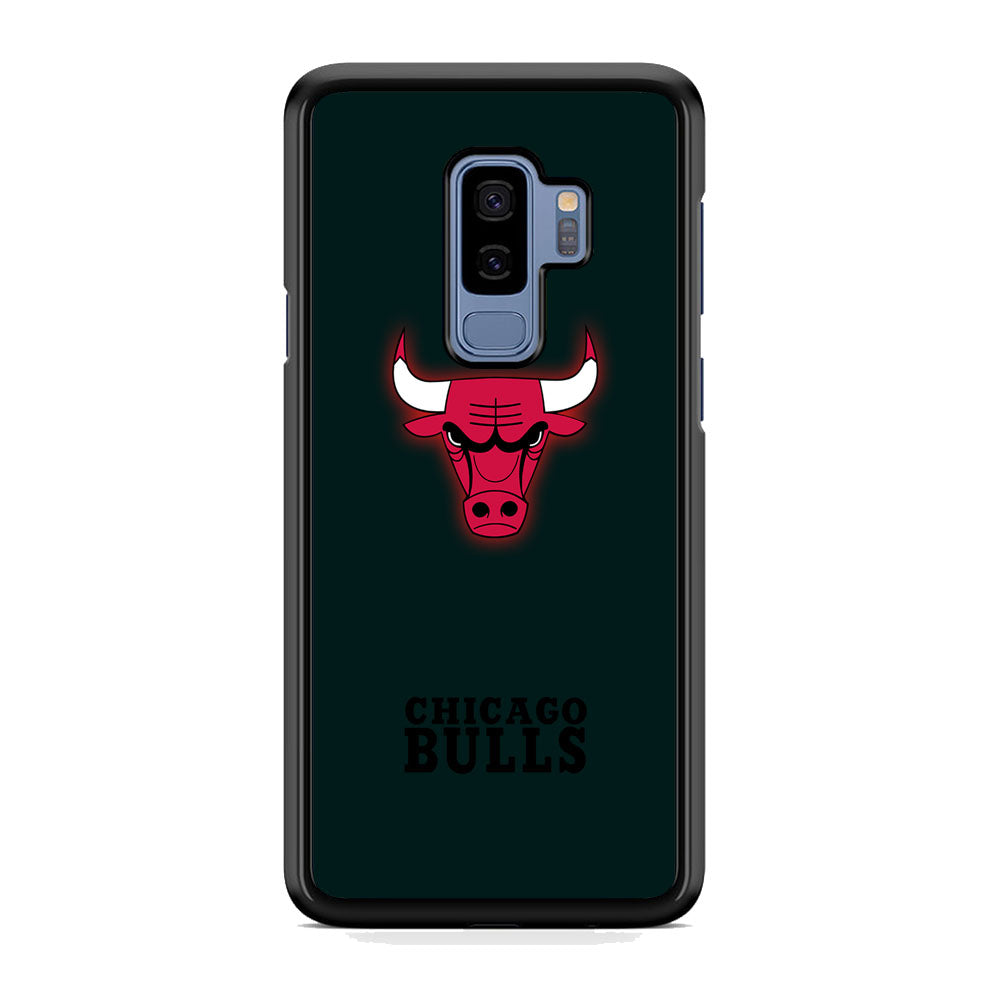 NBA Chicago Bulls Midnight Blue Logo Samsung Galaxy S9 Plus Case