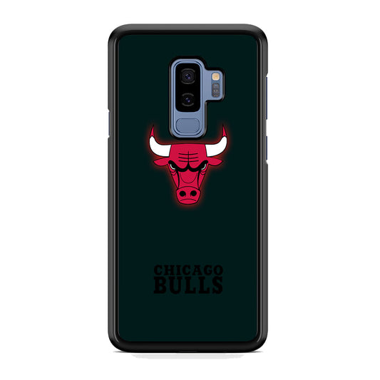 NBA Chicago Bulls Midnight Blue Logo Samsung Galaxy S9 Plus Case