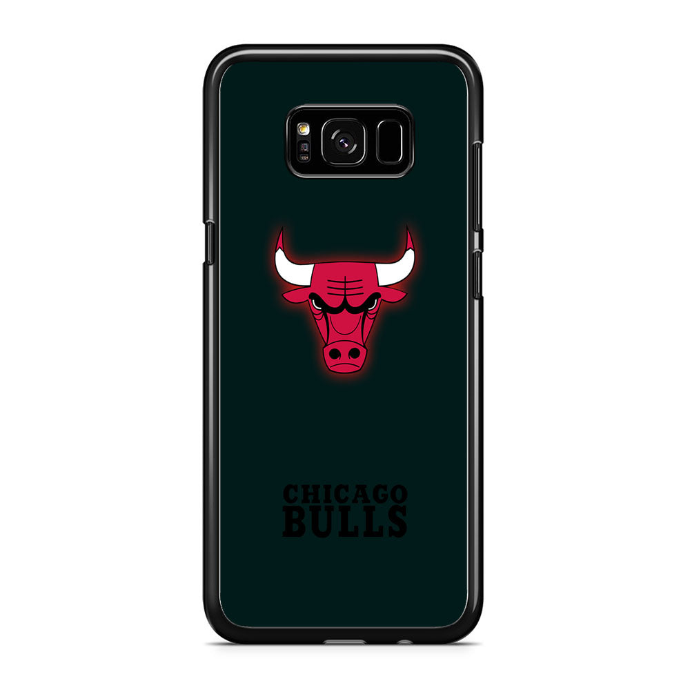 NBA Chicago Bulls Midnight Blue Logo Samsung Galaxy S8 Case