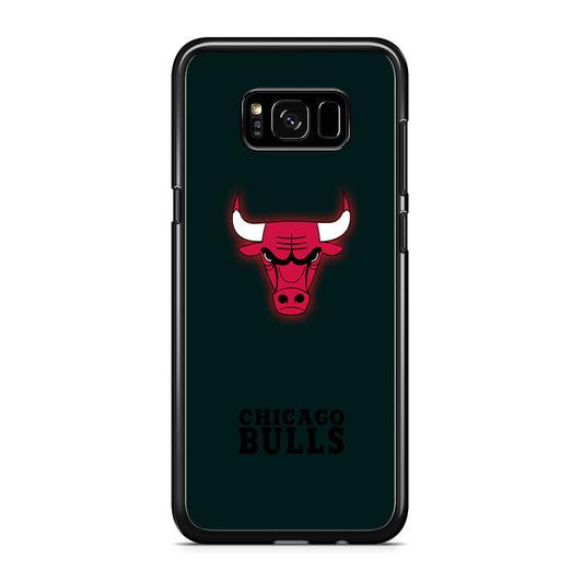 NBA Chicago Bulls Midnight Blue Logo Samsung Galaxy S8 Case