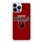 NBA Chicago Bulls Red Logo iPhone 13 Pro Case