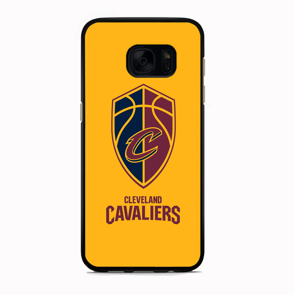 NBA Cleveland Cavaliers Yellow Shield Logo Samsung Galaxy S7 Case