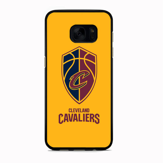 NBA Cleveland Cavaliers Yellow Shield Logo Samsung Galaxy S7 Case