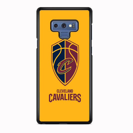 NBA Cleveland Cavaliers Yellow Shield Logo Samsung Galaxy Note 9 Case