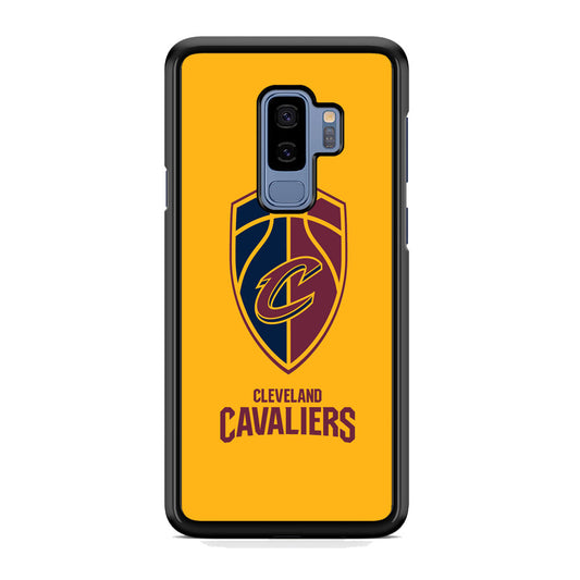 NBA Cleveland Cavaliers Yellow Shield Logo Samsung Galaxy S9 Plus Case