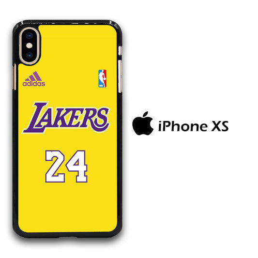 NBA Lakers Jersey 24 iPhone Xs Case