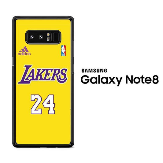 Copy of NBA Lakers Jersey 24 Samsung Galaxy Note 8 Case - ezzyst