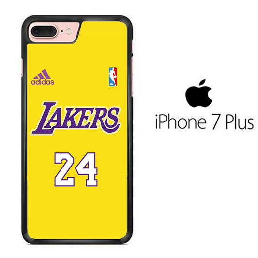 NBA Lakers Jersey 24 iPhone 7 Plus Case