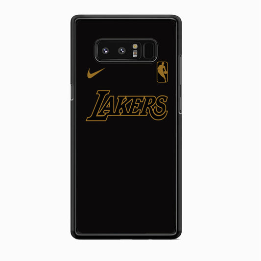NBA Los Angeles Lakers Space Grey Nike Gold Logo Samsung Galaxy Note 8 Case