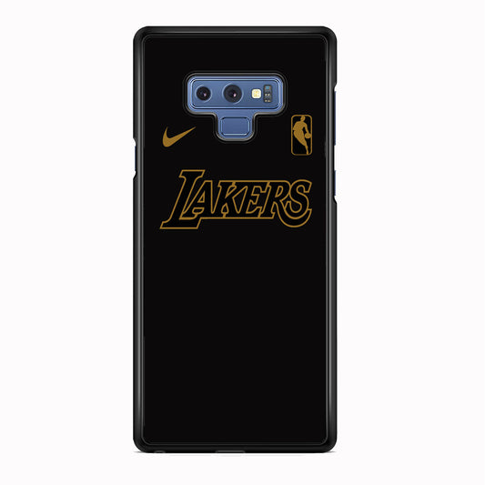 NBA Los Angeles Lakers Space Grey Nike Gold Logo  Samsung Galaxy Note 9 Case
