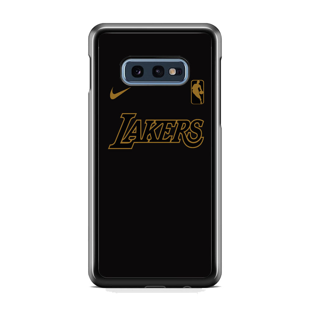 NBA Los Angeles Lakers Space Grey Nike Gold Logo Samsung Galaxy 10e Case