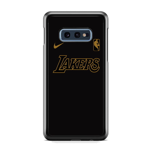 NBA Los Angeles Lakers Space Grey Nike Gold Logo Samsung Galaxy 10e Case
