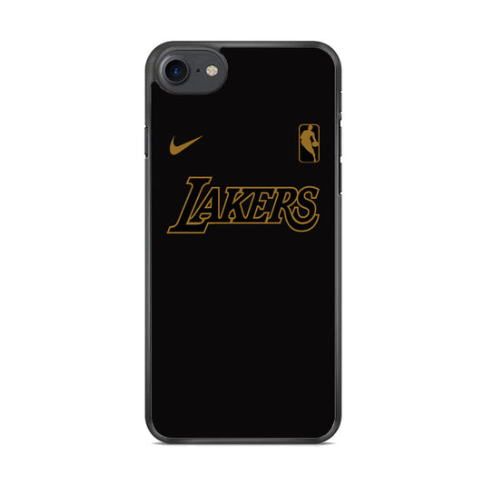 NBA Los Angeles Lakers Space Grey Nike Gold Logo iPhone 7 Case