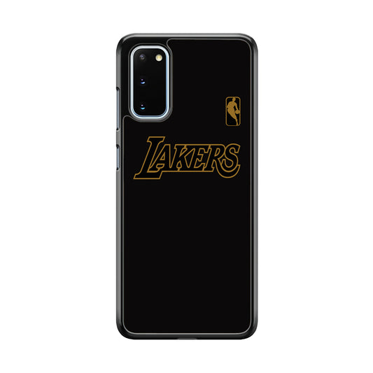 NBA Los Angeles Lakers Space Grey Nike Gold Logo Samsung Galaxy S20 Case