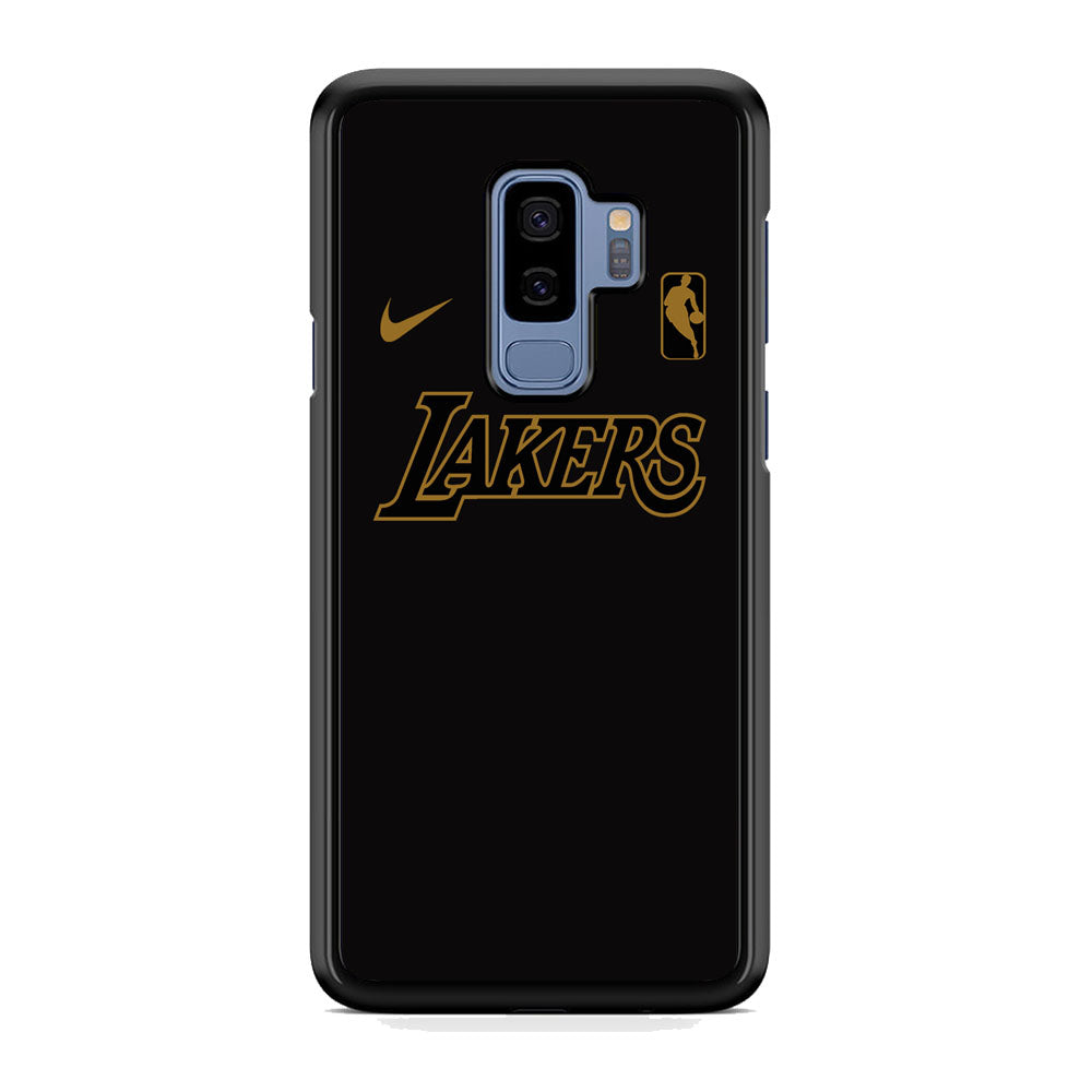 NBA Los Angeles Lakers Space Grey Nike Gold Logo Samsung Galaxy S9 Plus Case