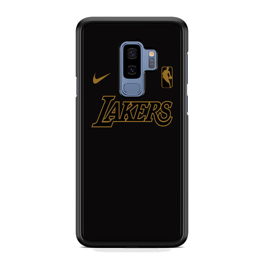 NBA Los Angeles Lakers Space Grey Nike Gold Logo Samsung Galaxy S9 Plus Case