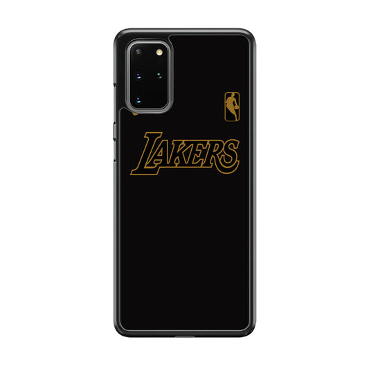 NBA Los Angeles Lakers Space Grey Nike Gold Logo Samsung Galaxy S20 Plus Case