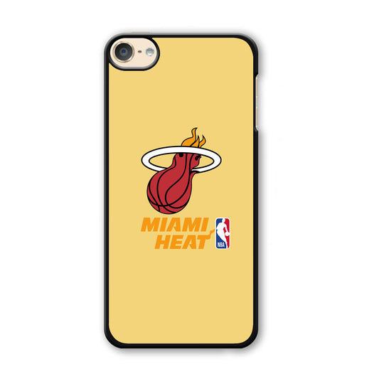 NBA Miami Heat Latte Colour Logo iPod Touch 6 Case - Ezzystore