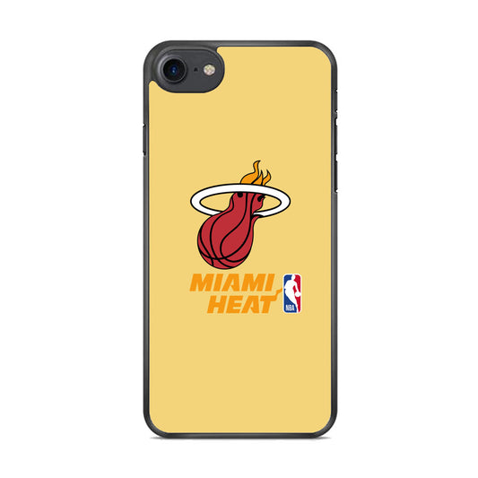 NBA Miami Heat Latte Colour Logo iPhone 7 Case