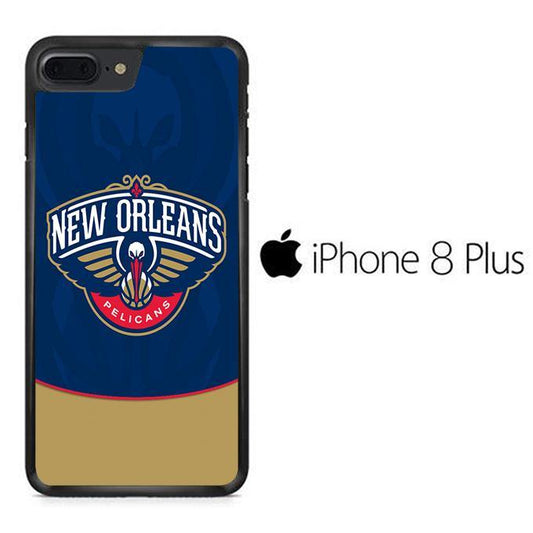 NBA Orleans Pelicans Blue iPhone 8 Plus Case - ezzyst