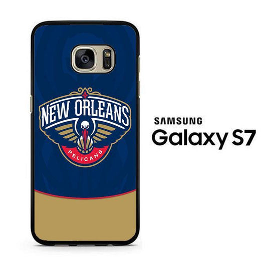 NBA Orleans Pelicans Blue Samsung Galaxy S7 Case - ezzyst