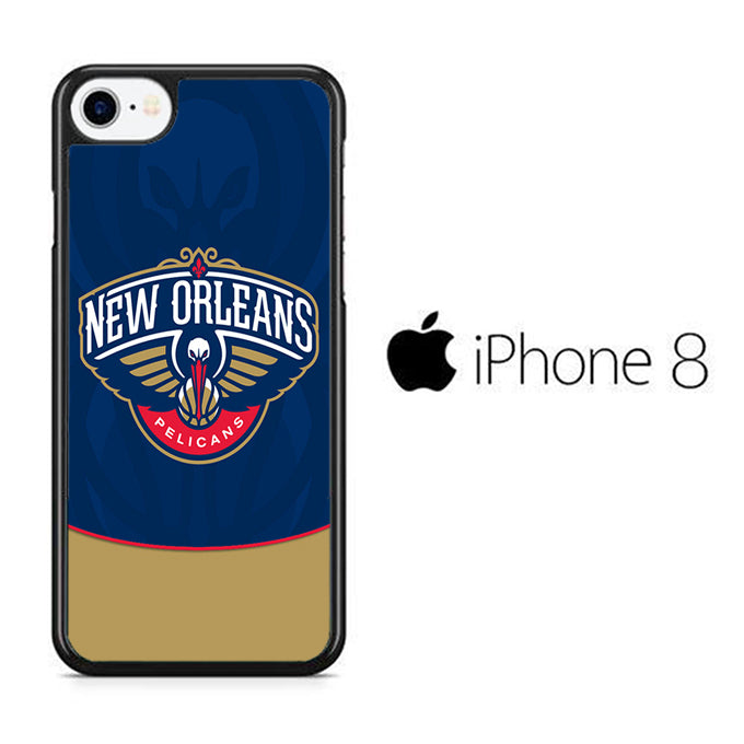 NBA Orleans Pelicans Blue iPhone 8 Case