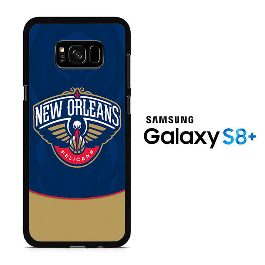 NBA Orleans Pelicans Blue Samsung Galaxy S8 Plus Case
