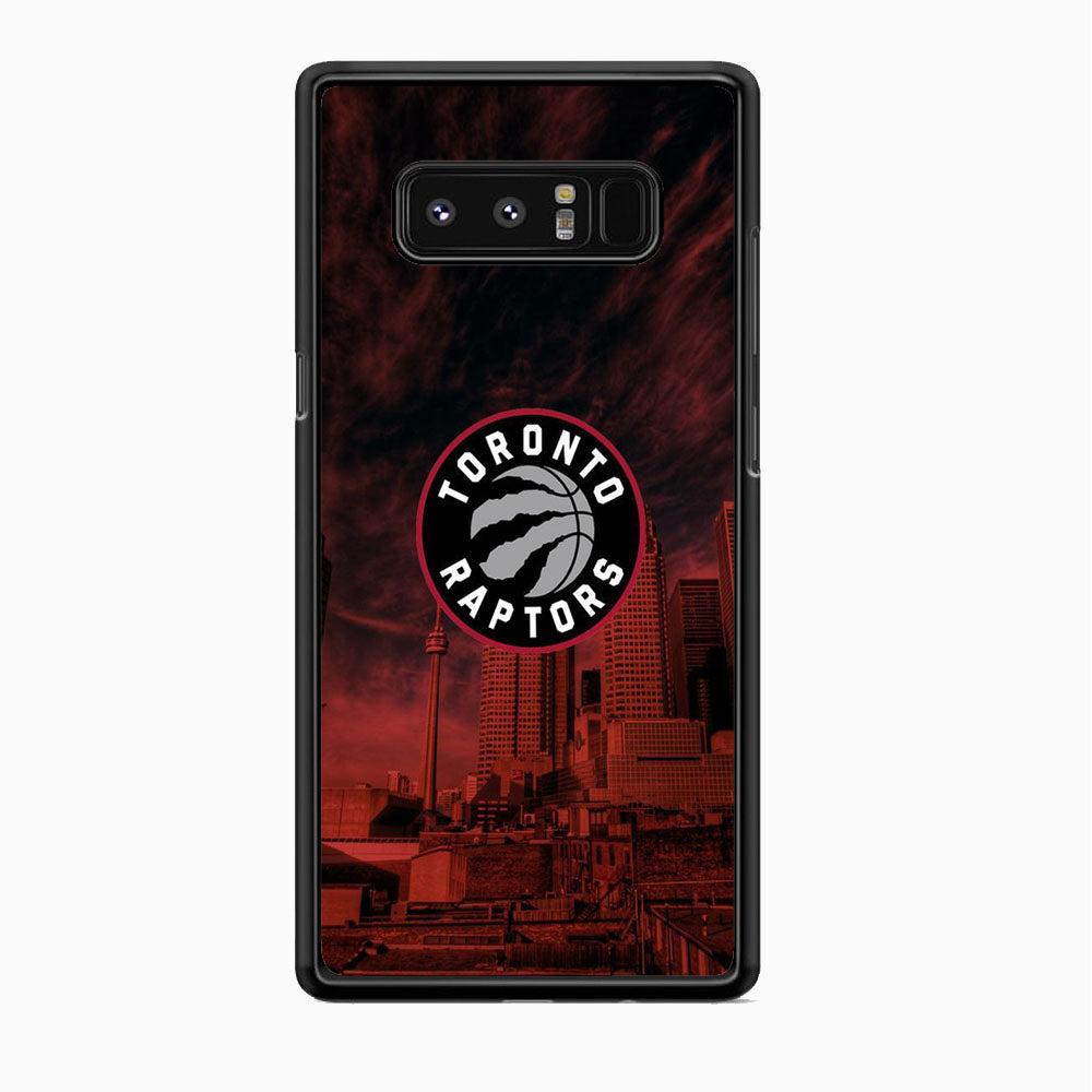 NBA Toronto Raptors Logo Sunset In The City Samsung Galaxy Note 8 Case