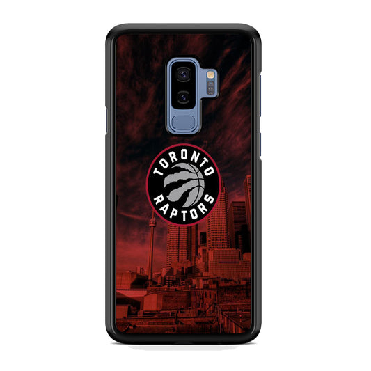 NBA Toronto Raptors Logo Sunset In The City Samsung Galaxy S9 Plus Case