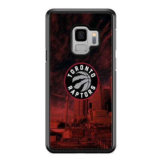 NBA Toronto Raptors Logo Sunset In The City Samsung Galaxy S9 Case