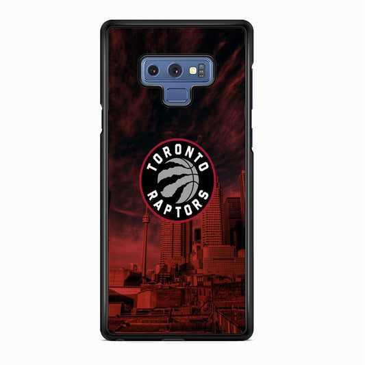 NBA Toronto Raptors Logo Sunset In The City Samsung Galaxy Note 9 Case