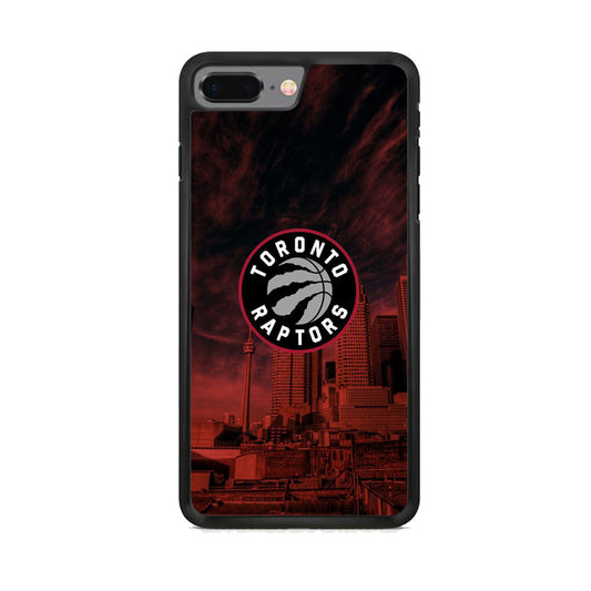 NBA Toronto Raptors Logo Sunset In The City iPhone 7 Plus Case