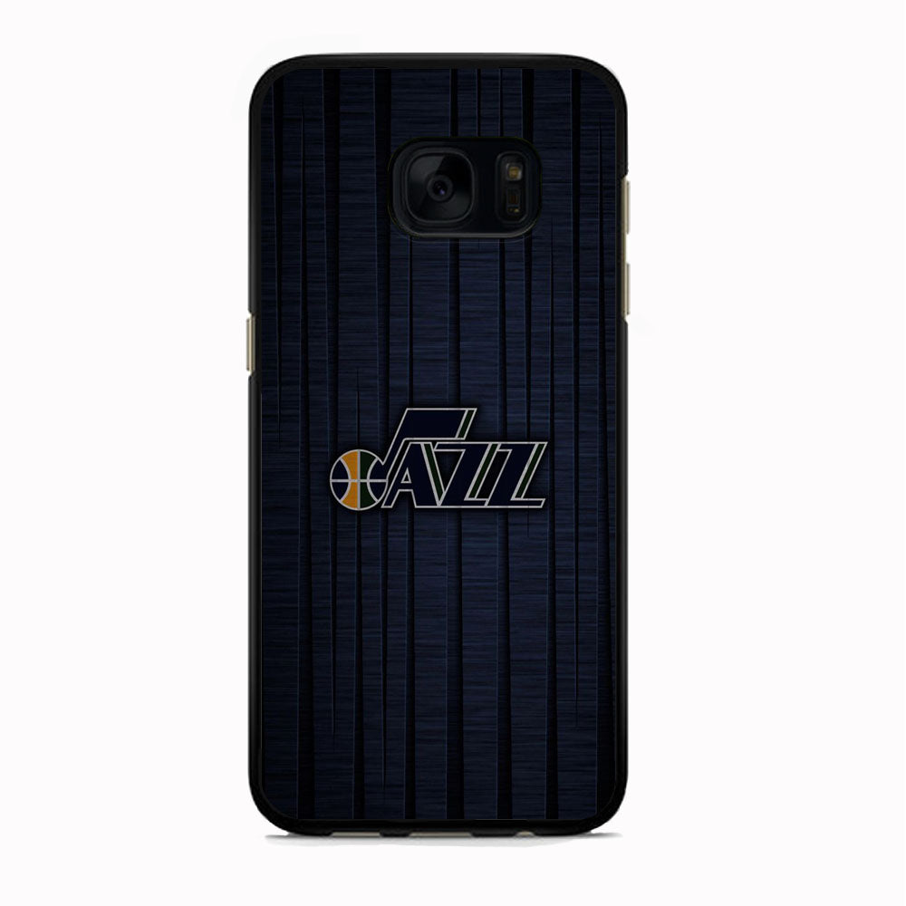 NBA Utah Jazz Tree Motif Wallpapers Samsung Galaxy S7 Case