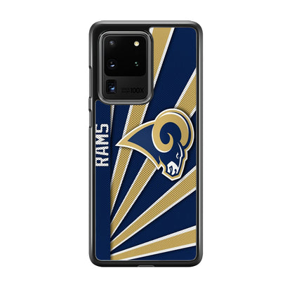 NFL Los Angeles Rams Logo Samsung Galaxy S20 Ultra Case