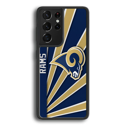 NFL Los Angeles Rams Logo Samsung Galaxy S21 Ultra Case